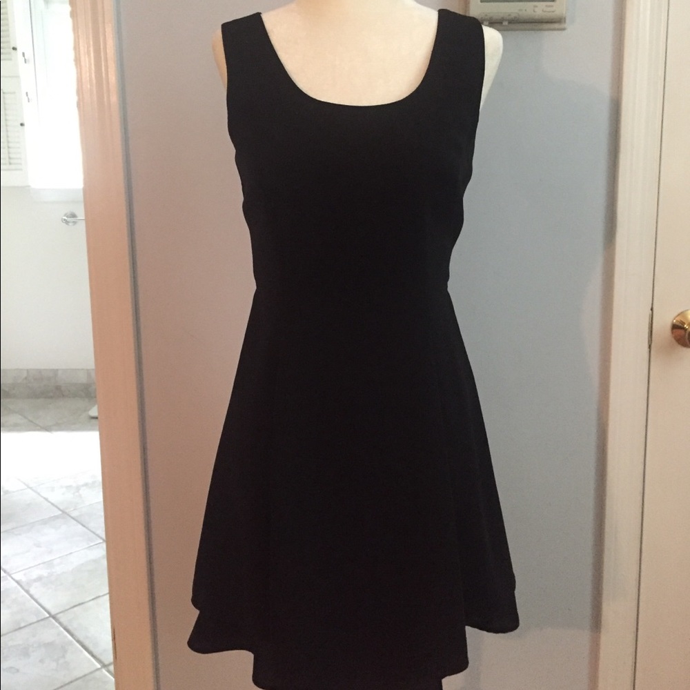 Black cocktail dress